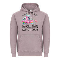 Vintage Zinc newcamper queen classy sassy and a bit smart assy Vintage Hoodie - linhVisuals