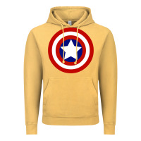 Vintage Mustard newcaptain america Vintage Hoodie - linhVisuals