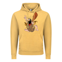Vintage Mustard newcaptain caveman Vintage Hoodie - linhVisuals