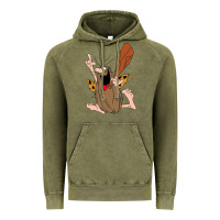 Vintage Olive newcaptain caveman Vintage Hoodie - linhVisuals
