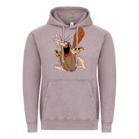 Vintage Zinc newcaptain caveman Vintage Hoodie - linhVisuals