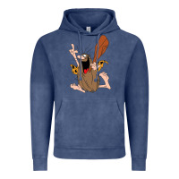 Vintage Denim newcaptain caveman Vintage Hoodie - linhVisuals