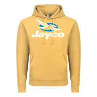 Vintage Mustard Jayco Bicycling Bike Vintage Hoodie - linhVisuals