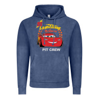 Vintage Denim newcars lightning mcqueen Vintage Hoodie - linhVisuals
