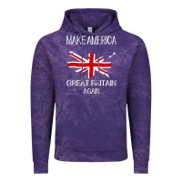 Cloud Purple make america great britain again funny uk us Vintage Hoodie - linhVisuals