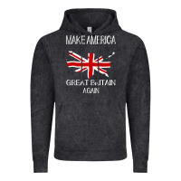 Vintage Black make america great britain again funny uk us Vintage Hoodie - linhVisuals