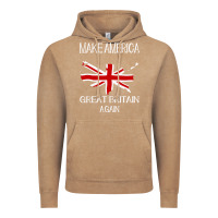 Vintage Coffee make america great britain again funny uk us Vintage Hoodie - linhVisuals