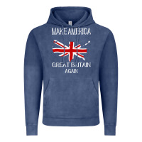 Vintage Denim make america great britain again funny uk us Vintage Hoodie - linhVisuals