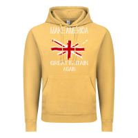Vintage Mustard make america great britain again funny uk us Vintage Hoodie - linhVisuals