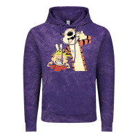 Cloud Purple calvin Vintage Hoodie - linhVisuals
