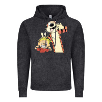 Vintage Black calvin Vintage Hoodie - linhVisuals