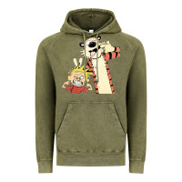 Vintage Olive calvin Vintage Hoodie - linhVisuals