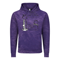 Cloud Purple calvin Vintage Hoodie - linhVisuals