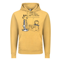 Vintage Mustard calvin Vintage Hoodie - linhVisuals
