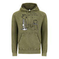 Vintage Olive calvin Vintage Hoodie - linhVisuals