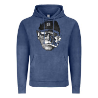Vintage Denim newcigarette smoking jim leyland Vintage Hoodie - linhVisuals