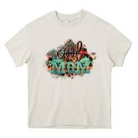 Cream Cool mom mother's day Heavy Core Tee - HowdyJamesFarm