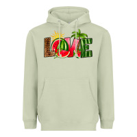 Matcha love watermelon Heavyweight Hoodie - RanaPortraitStore