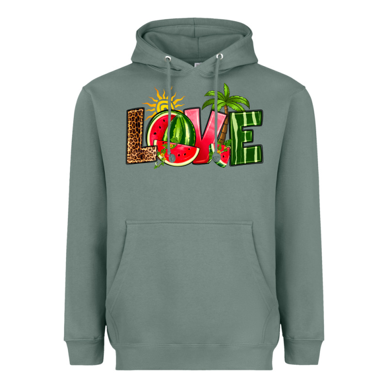 Love Watermelon Heavyweight Hoodie by RanaPortraitStore | Teevron