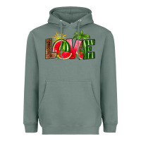 Sage love watermelon Heavyweight Hoodie - RanaPortraitStore