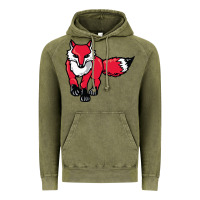 Vintage Olive marist red foxes Vintage Hoodie - linhVisuals