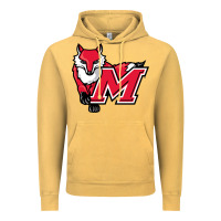 Vintage Mustard marist red foxes Vintage Hoodie - linhVisuals