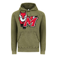 Vintage Olive marist red foxes Vintage Hoodie - linhVisuals