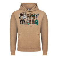 Vintage Coffee Bunny mama Vintage Hoodie - CowhideDigitalArt