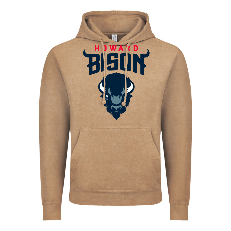 Howard Bison Vintage Hoodie by linhVisuals | Teevron