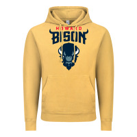 Vintage Mustard howard bison Vintage Hoodie - linhVisuals