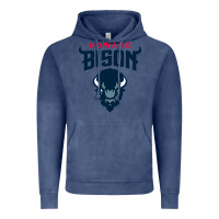 Vintage Denim howard bison Vintage Hoodie - linhVisuals