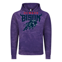 Cloud Purple howard bison Vintage Hoodie - linhVisuals