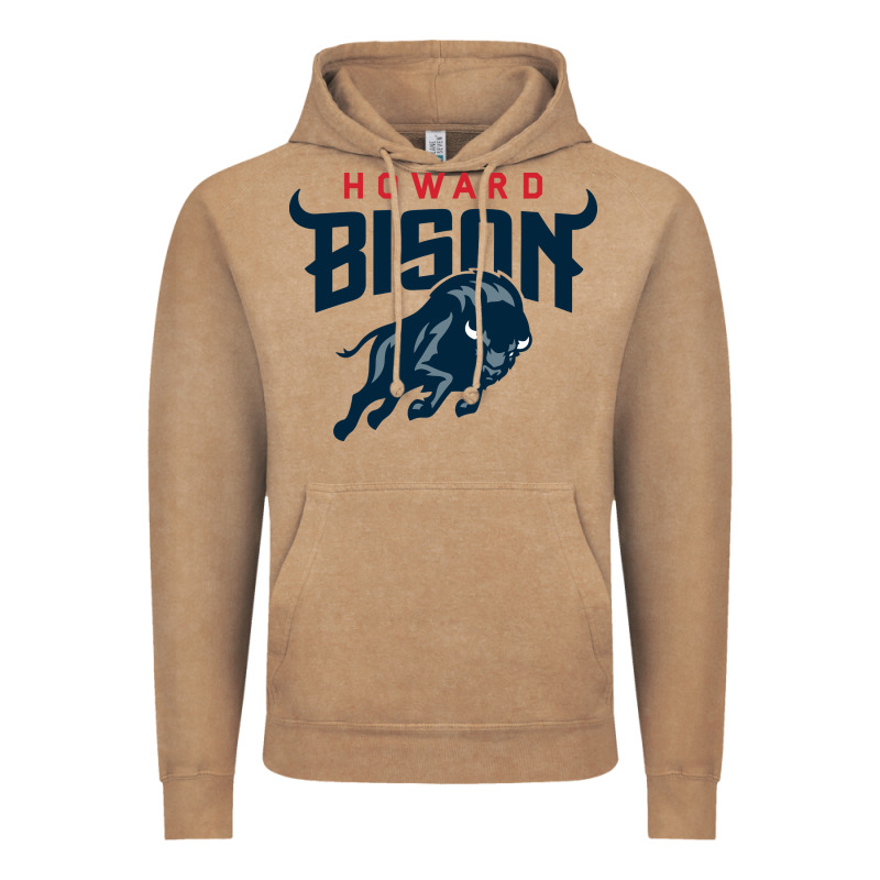 Howard Bison Vintage Hoodie by linhVisuals | Teevron
