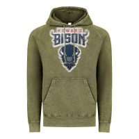 Vintage Olive howard bison Vintage Hoodie - linhVisuals