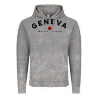 Cloud Rock geneva switzerland clothing gifts and souvenirs Vintage Hoodie - linhVisuals