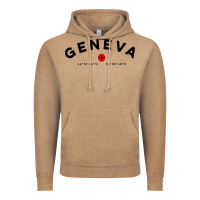 Vintage Coffee geneva switzerland clothing gifts and souvenirs Vintage Hoodie - linhVisuals