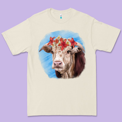 Hereford Bull Premium Tee Designed By Ranaportraitstore
