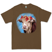 Cacao Hereford Bull Premium Tee - RanaPortraitStore
