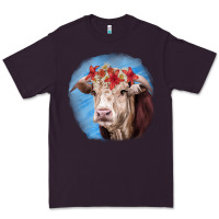 Plum Hereford Bull Premium Tee - RanaPortraitStore