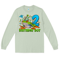 Matcha birthday boy frog age 2 Long Sleeve Tee - LillyAllenDesigns