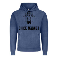 Vintage Denim chick magnet Vintage Hoodie - linhVisuals