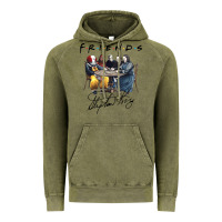Vintage Olive Horror friends Vintage Hoodie - linhVisuals