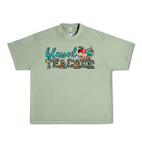 Oil Green blessed teacher Urban Heavy Tee - BundleAndBundleShop