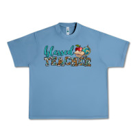 Pebble Blue blessed teacher Urban Heavy Tee - BundleAndBundleShop