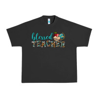 Pigment Black blessed teacher Urban Heavy Tee - BundleAndBundleShop