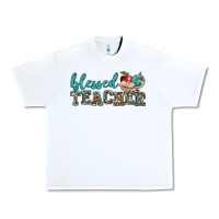 White blessed teacher Urban Heavy Tee - BundleAndBundleShop