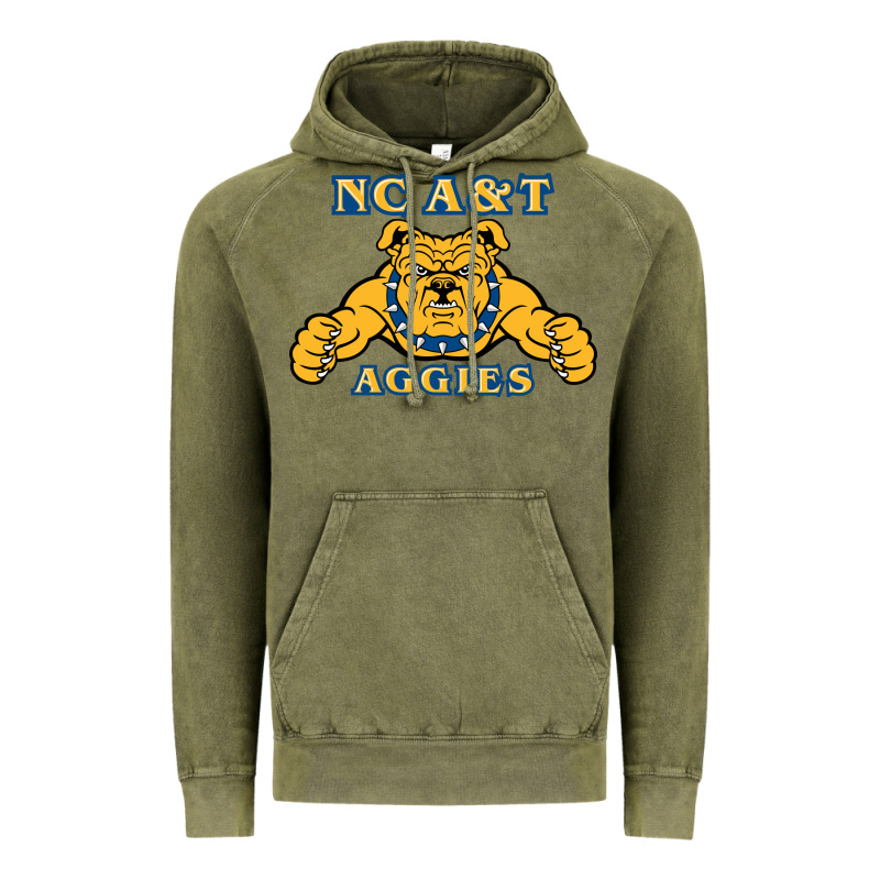 North Carolina A&t Aggies Vintage Hoodie by linhVisuals | Teevron