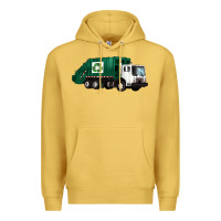 Antique Gold recycle truck Premium Hoodie - Artiststas