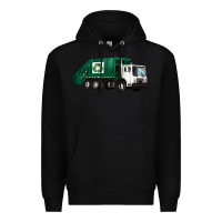 Black recycle truck Premium Hoodie - Artiststas