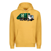 Mustard recycle truck Premium Hoodie - Artiststas